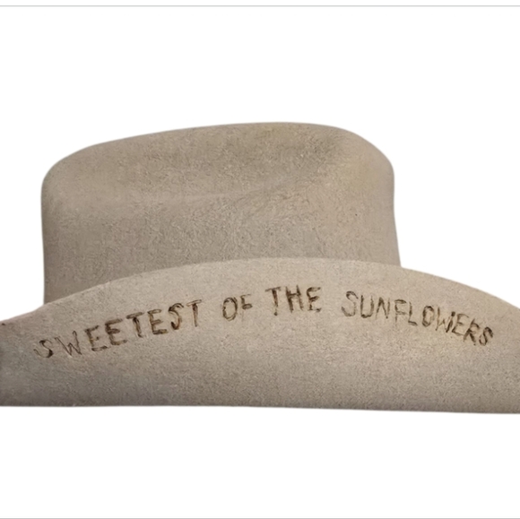 Upcycled Hand Crafted Boho Cowboy Hat On Master Hatters Of Texas Hat in EUC main image 9
